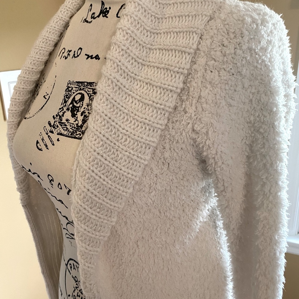 Cat & Jack Ivory Girls Cardigan size L 10/12